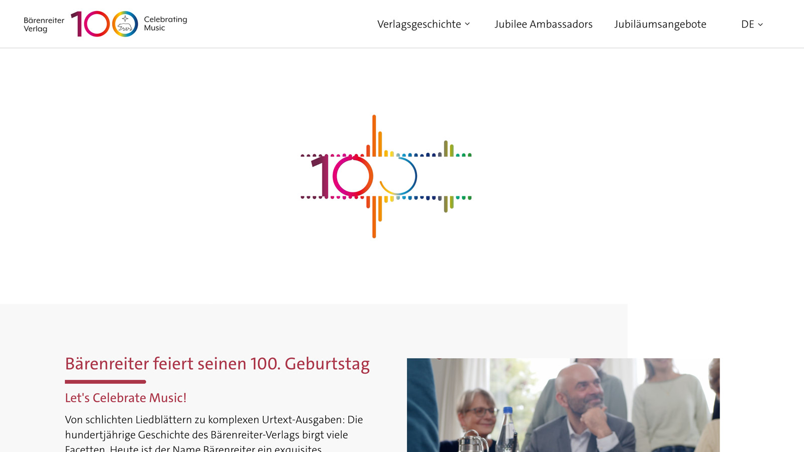Bärenreiter Verlag 100 Years – example image of the animation | MARIA LISSEL Animation + Motion Design | maria-lissel.de