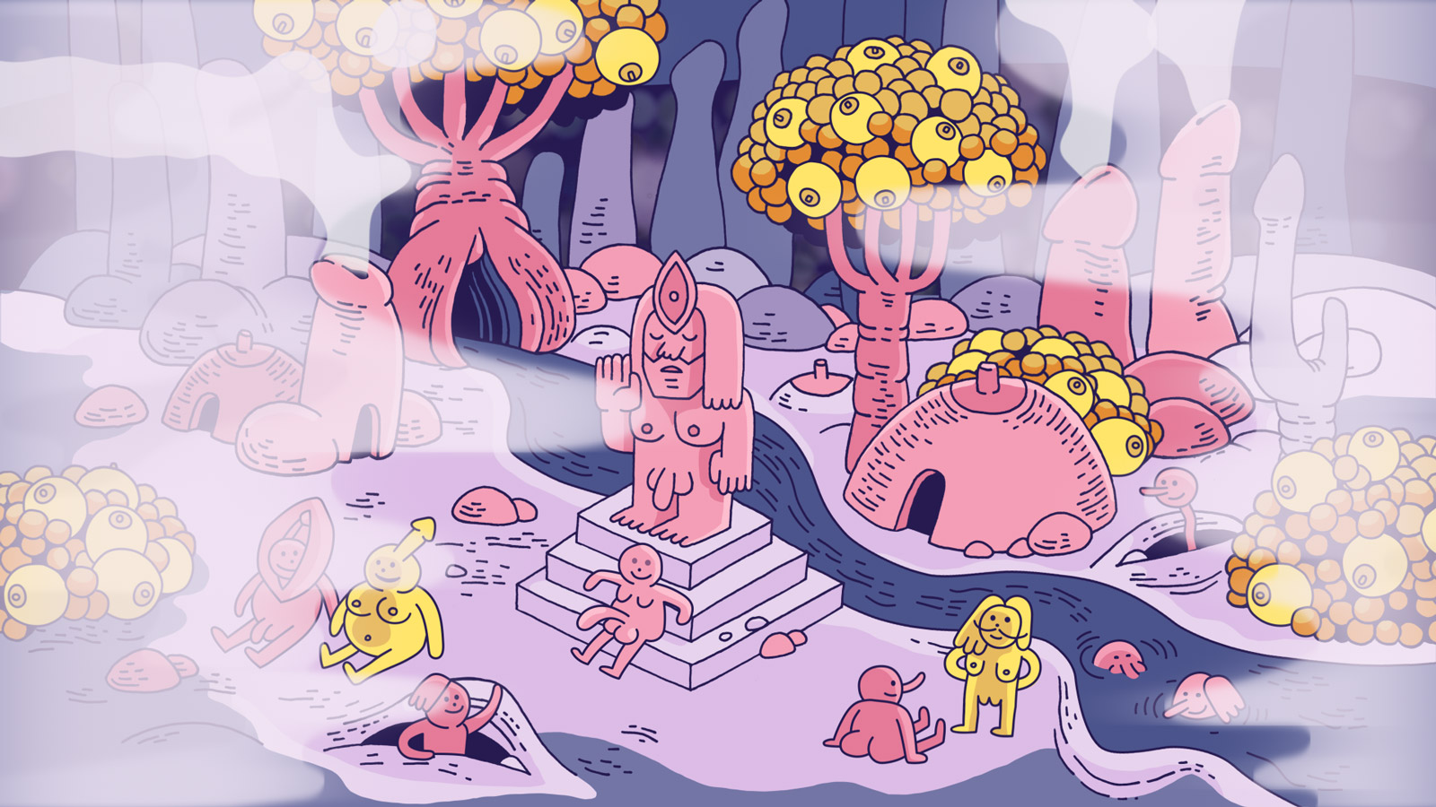 CAPTAIN FAGGOTRON SAVES THE UNIVERSE – example image of the animation | MARIA LISSEL Animation + Motion Design | maria-lissel.de