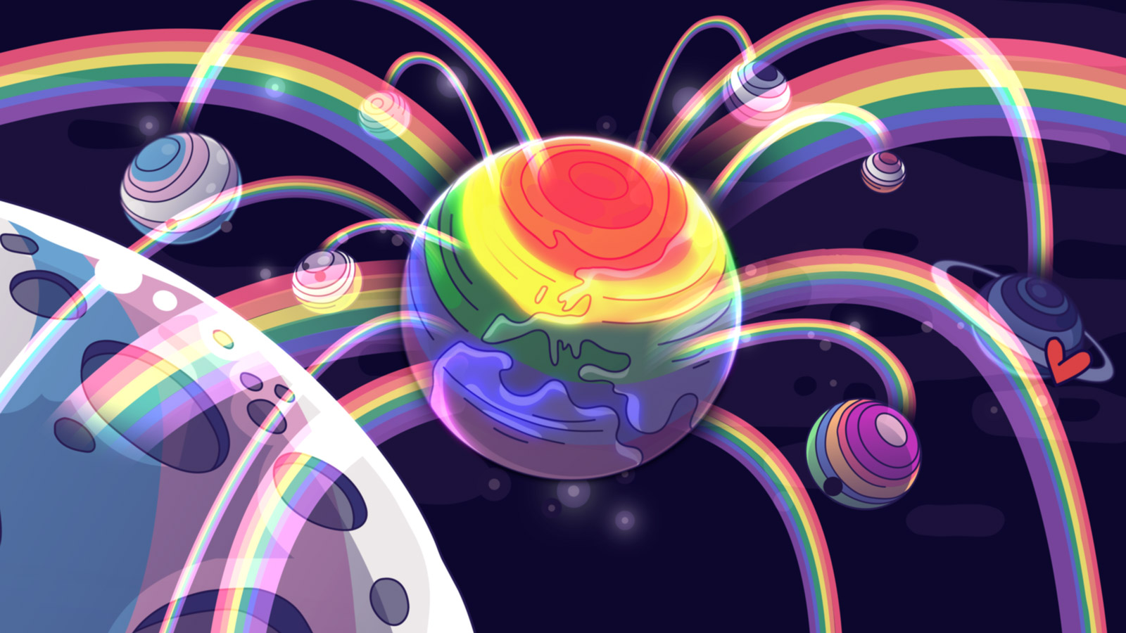 CAPTAIN FAGGOTRON SAVES THE UNIVERSE – example image of the animation | MARIA LISSEL Animation + Motion Design | maria-lissel.de