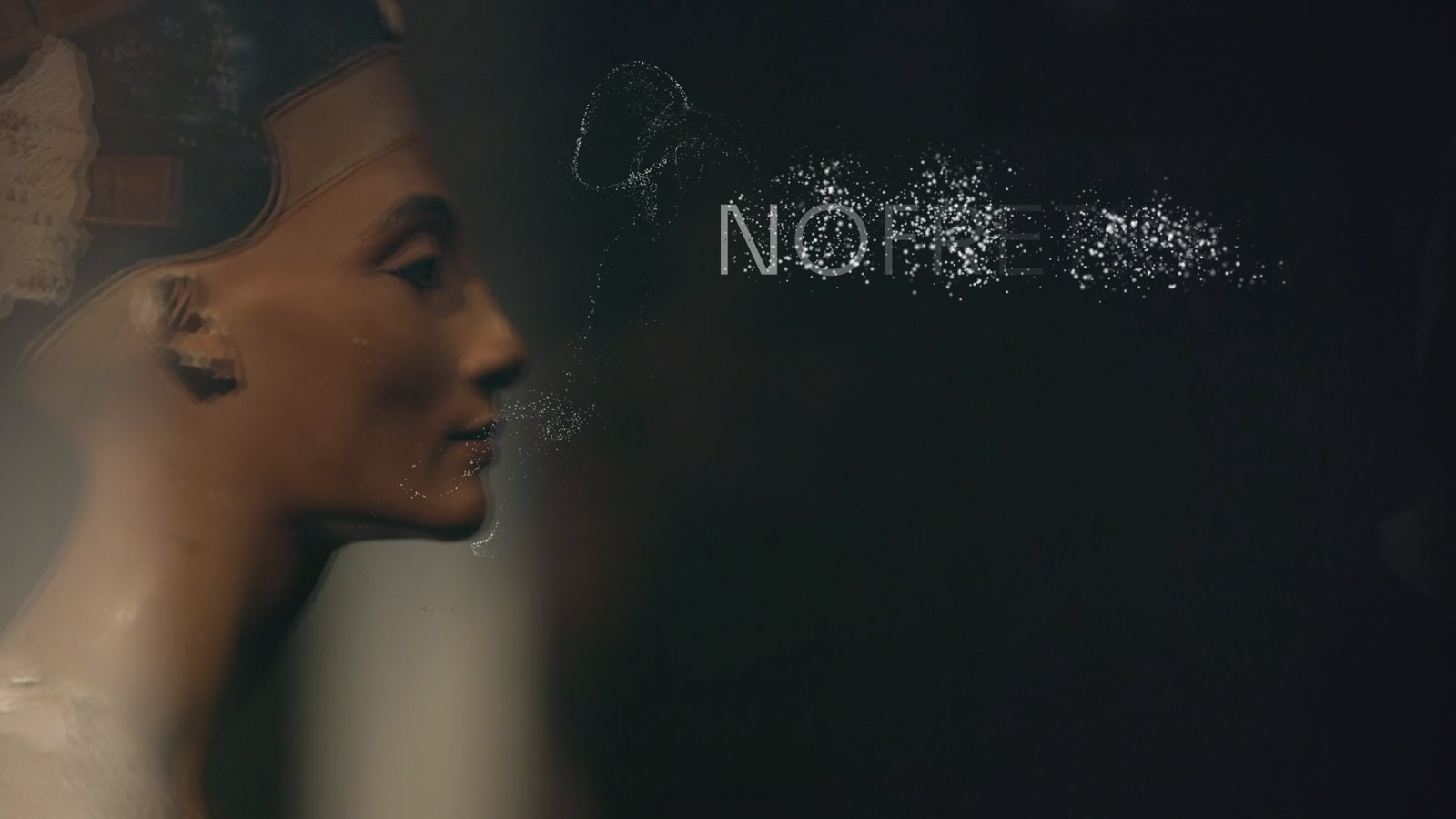 Nofretete – Wem gehört die Schönheit? | Animation Maintitle etc – example image of the animation | MARIA LISSEL Animation + Motion Design | maria-lissel.de